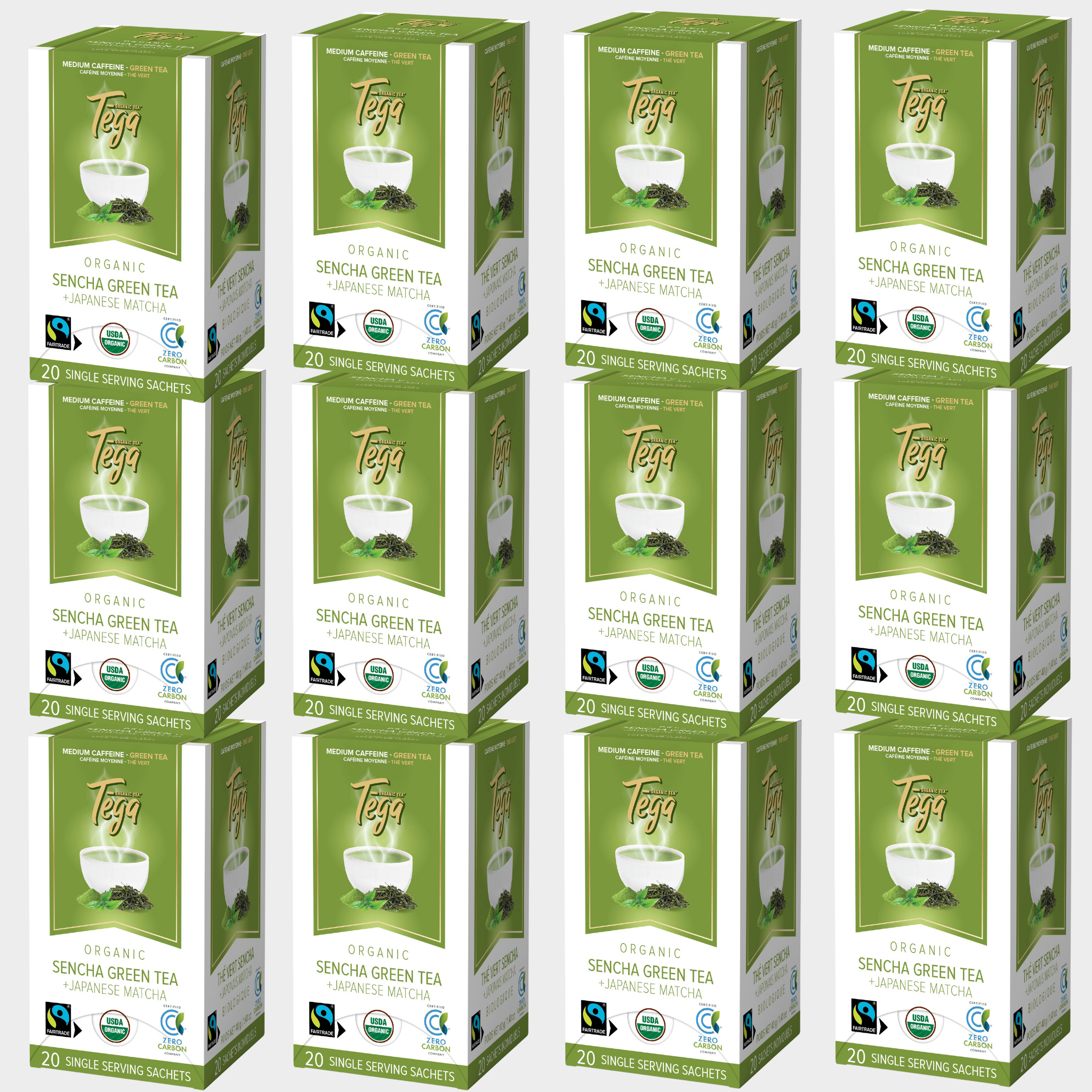 Sencha Green Tea Japanese Matcha Organic 20ct