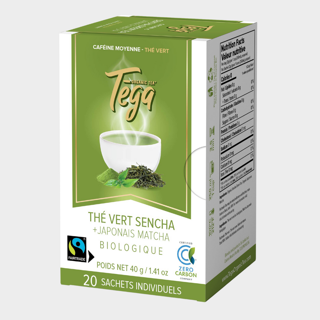 Sencha Green Tea Japanese Matcha Organic 20ct