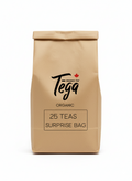 Tega Organic Tea package on a white background