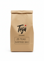 Tega Organic Tea package on a white background