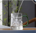 Heat-Resistant Glass Teacup with Filter