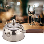 Stainless Steel Gongfu Tea Kettle With Induction Cooker Flat Bottom Pot
