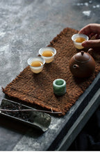 Tea mat, pure handmade table runner, pure cotton, thick coarse dry soaking