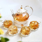 Nordic Afternoon Tea Set Flower Tea Cup Set