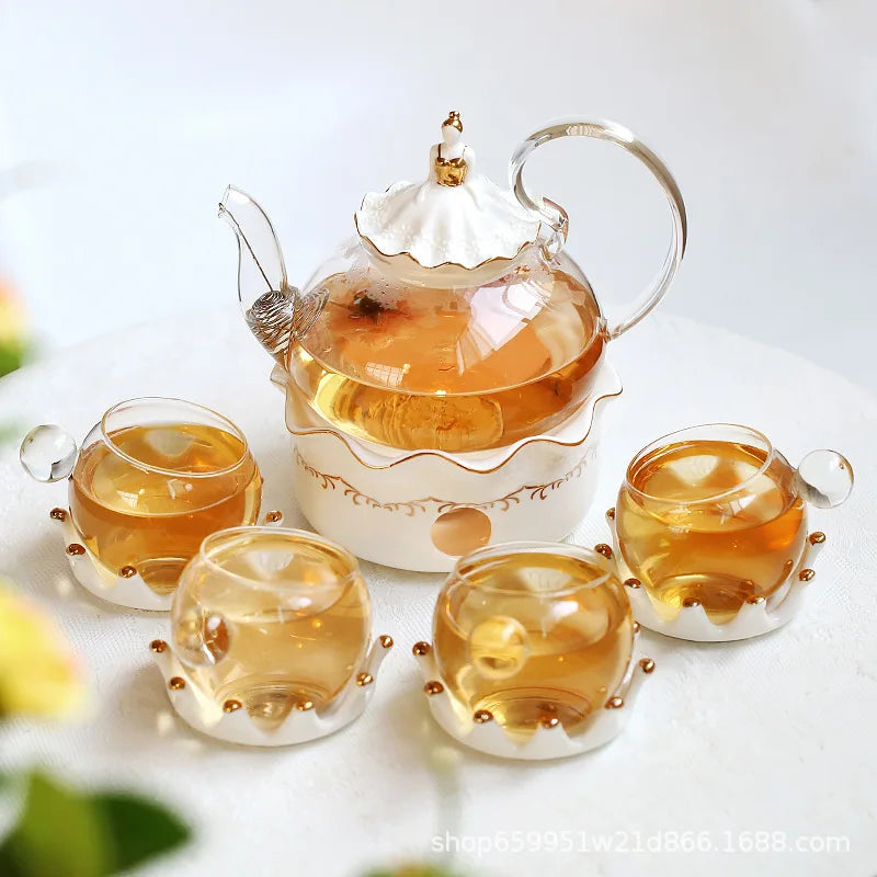 Nordic Afternoon Tea Set Flower Tea Cup Set