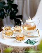 Nordic Afternoon Tea Set Flower Tea Cup Set