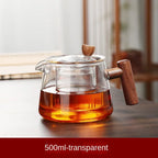 Hot Heat Resistant Glass Teapot With Stainless Steel Infuser