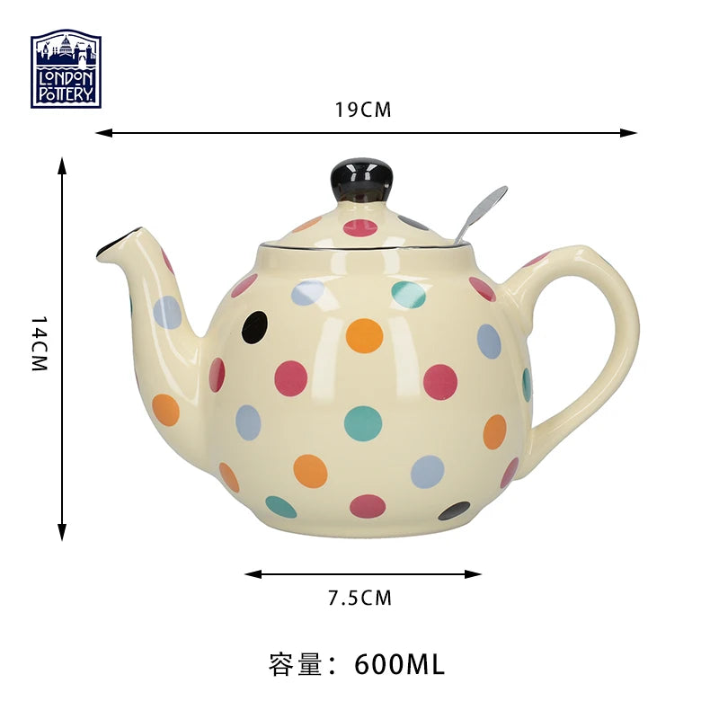London Pottery 600ML multispot teapot ceramic tea pot