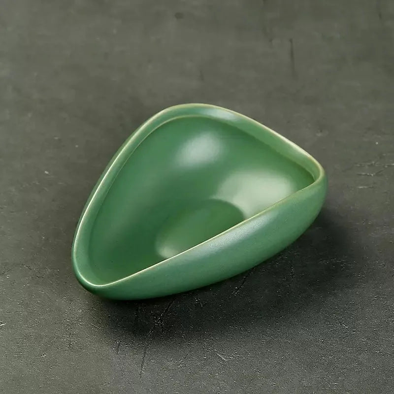 Coffee Beans Dosing Cup Trays Pottery Tea Vessel Ceramic Scoop