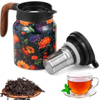 800/1000 ML Thermal Teapot Stainless Steel Insulated Tea Pot with Infuser