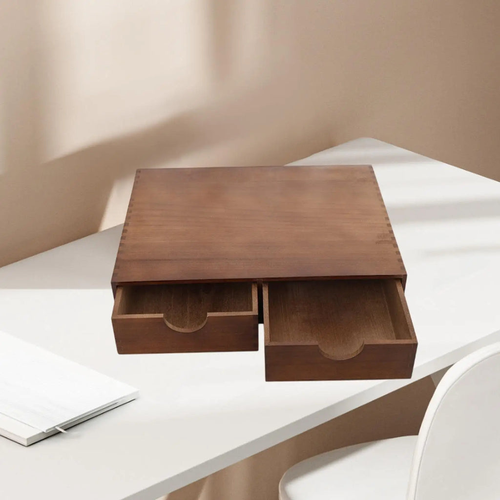 Tea and Coffee Organizer Coffee Capsule Drawer with 2 Drawers