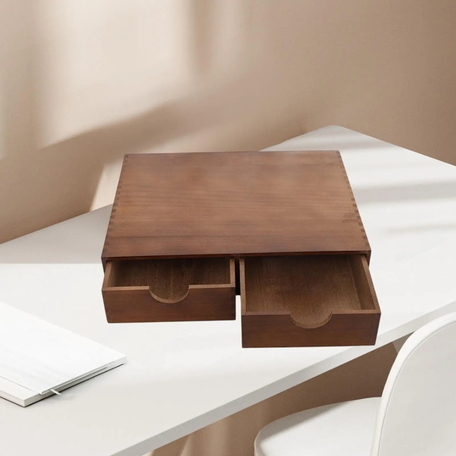Tea and Coffee Organizer Coffee Capsule Drawer with 2 Drawers