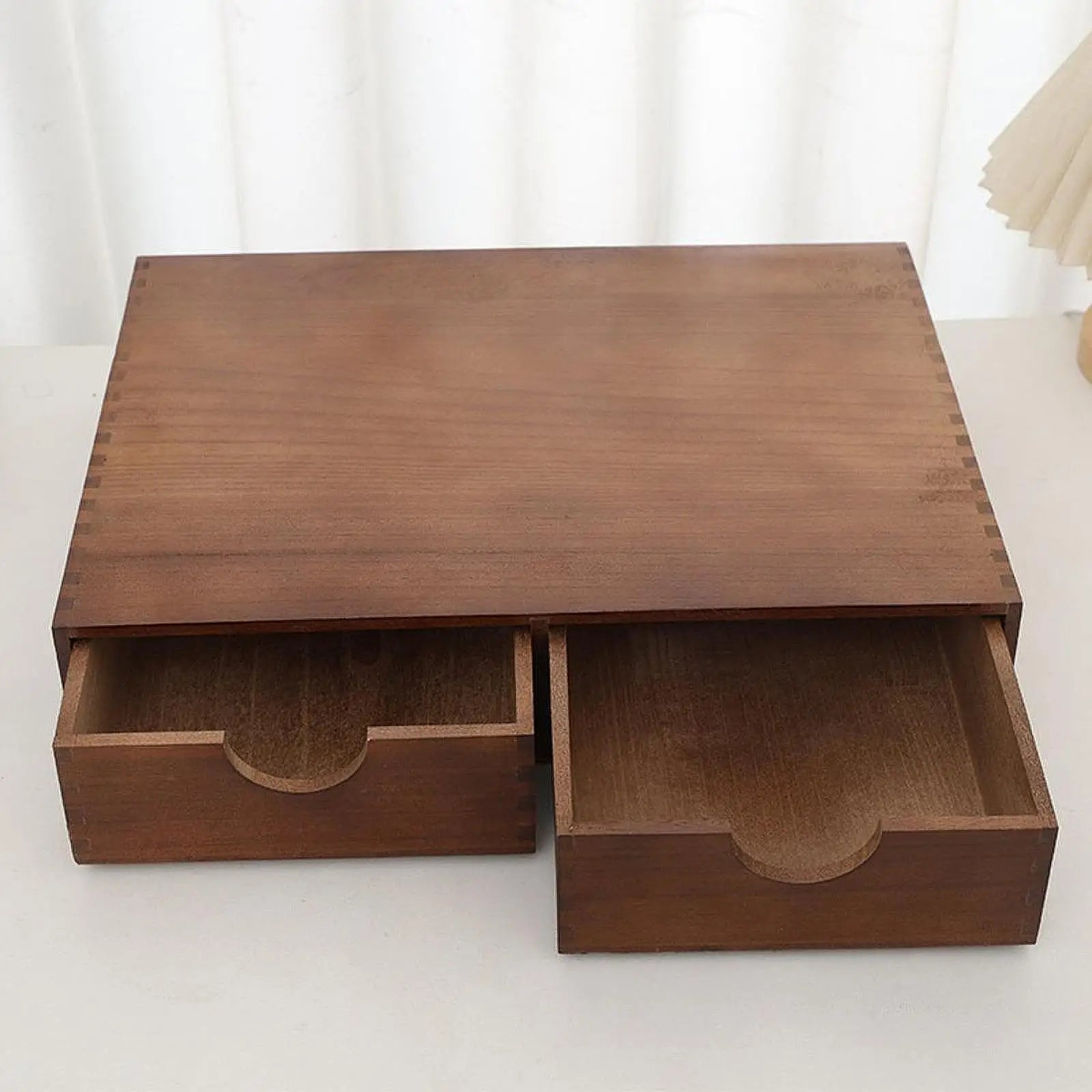 Tea and Coffee Organizer Coffee Capsule Drawer with 2 Drawers