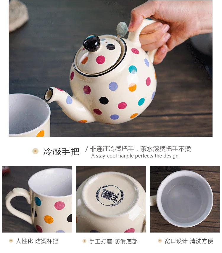 London Pottery 600ML multispot teapot ceramic tea pot
