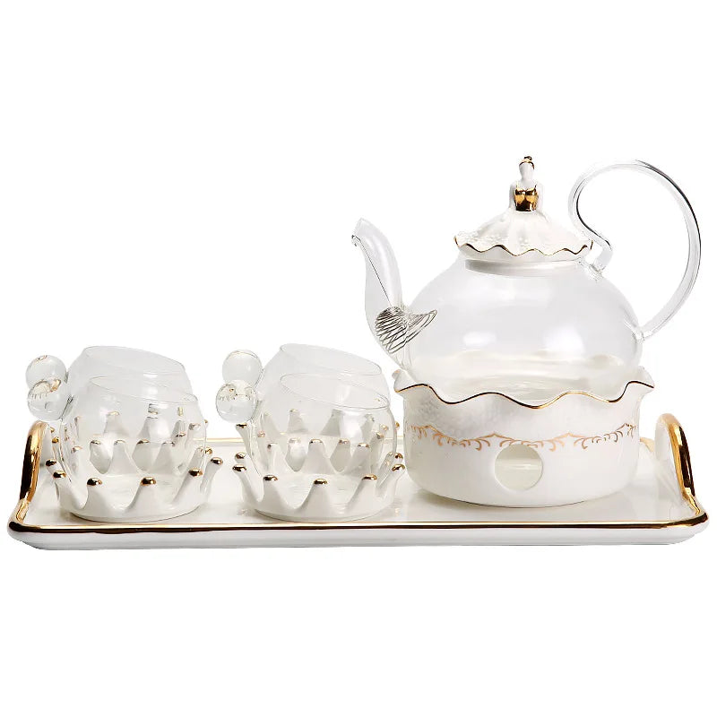 Nordic Afternoon Tea Set Flower Tea Cup Set