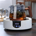 Hot Heat Resistant Glass Teapot With Stainless Steel Infuser