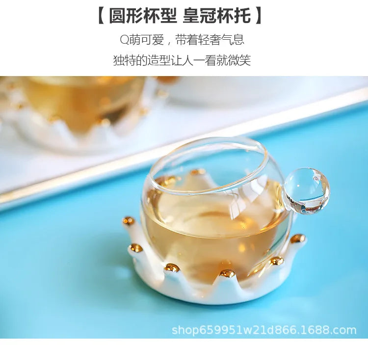 Nordic Afternoon Tea Set Flower Tea Cup Set
