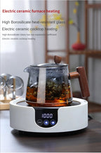 Hot Heat Resistant Glass Teapot With Stainless Steel Infuser