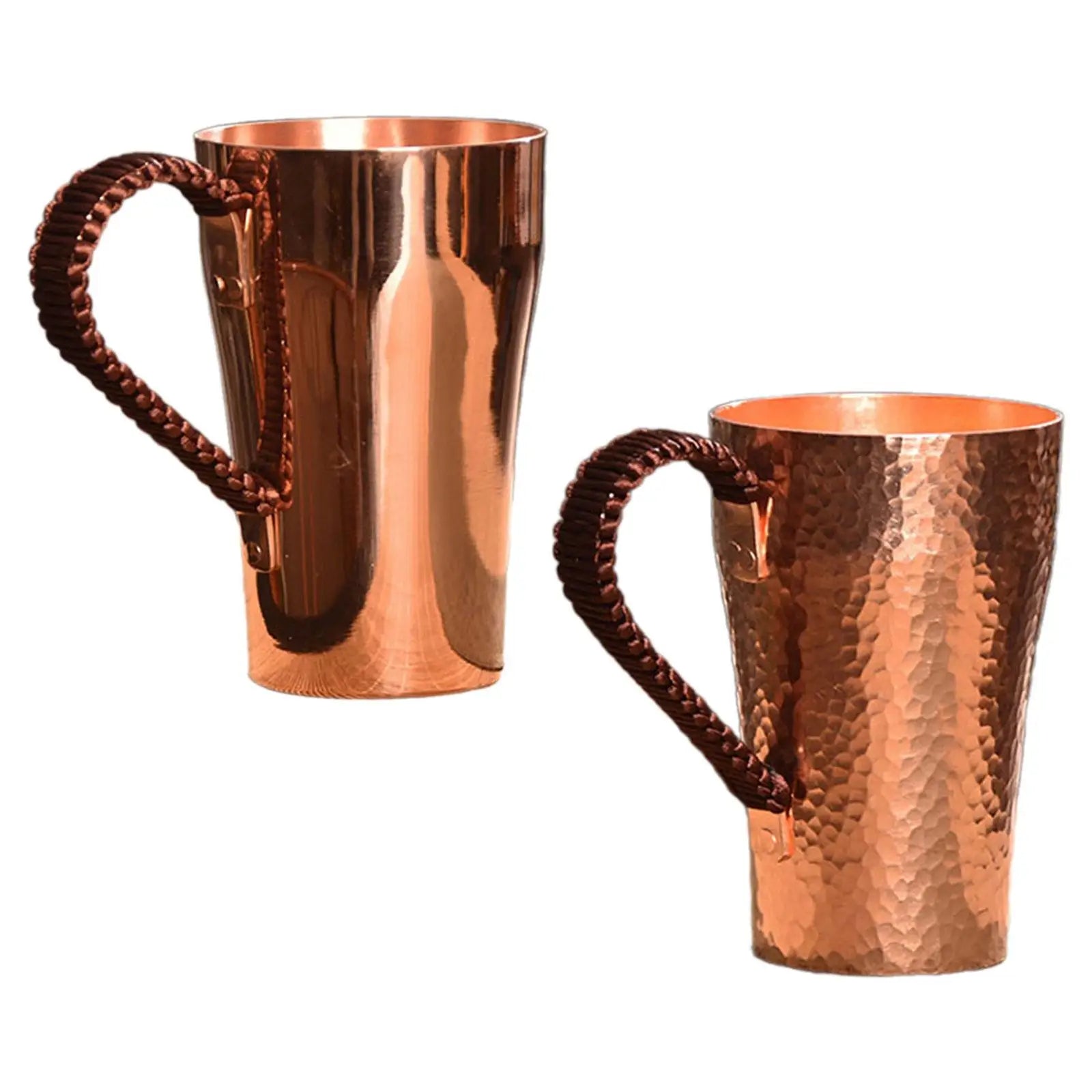 Copper Coffee Mug Handmade Pure Copper Cup Sturdy Easy Clean  400ml