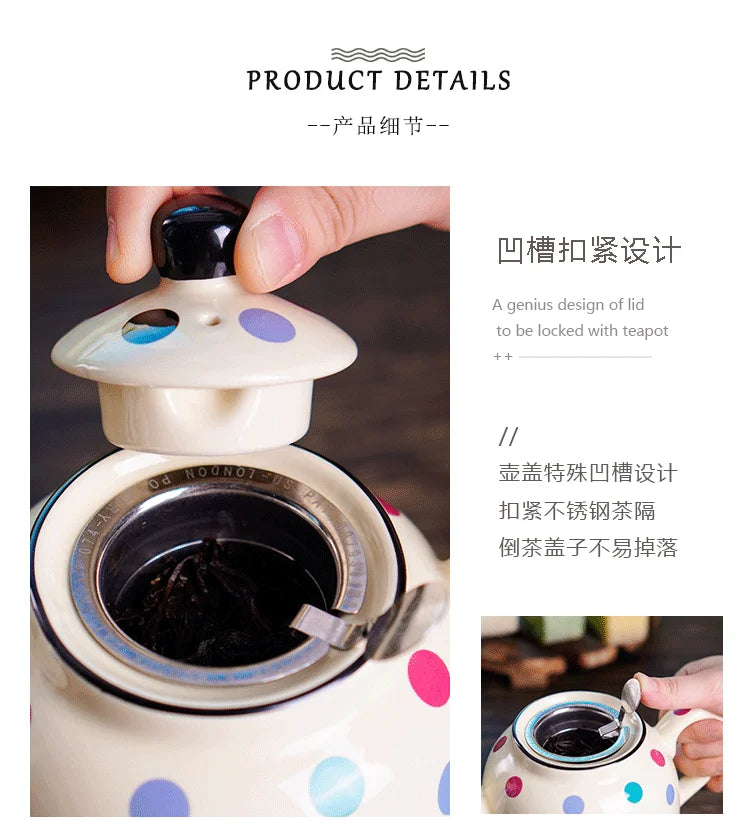 London Pottery 600ML multispot teapot ceramic tea pot