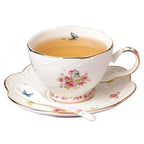 16pc Vintage Floral Tea Set