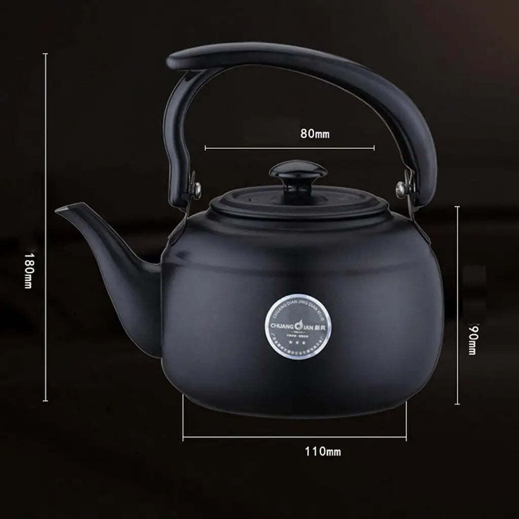 Stainless Steel Teapot Teakettle Tea Kettle Kitchen Hotel 1000ml