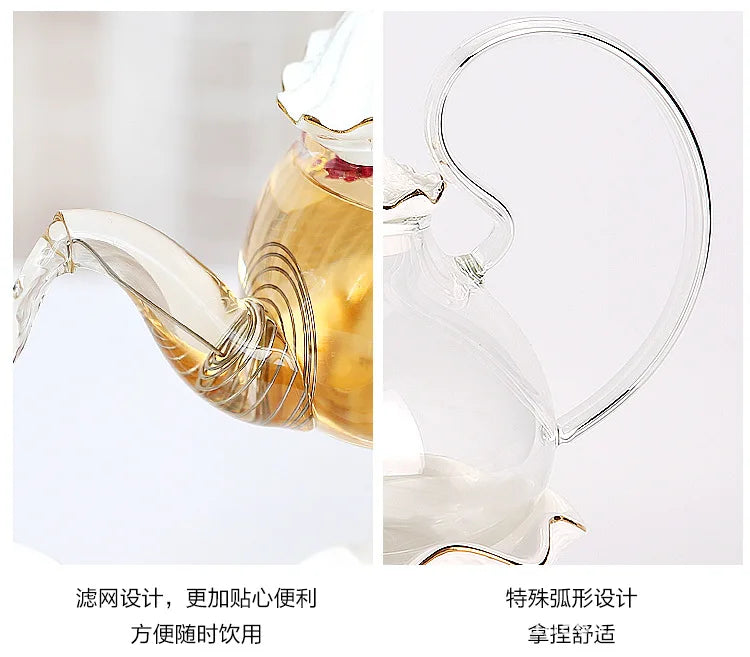Nordic Afternoon Tea Set Flower Tea Cup Set