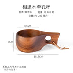 Home Wooden Craft Handmade Tea Milk Wooden Mug Coffee Mug
