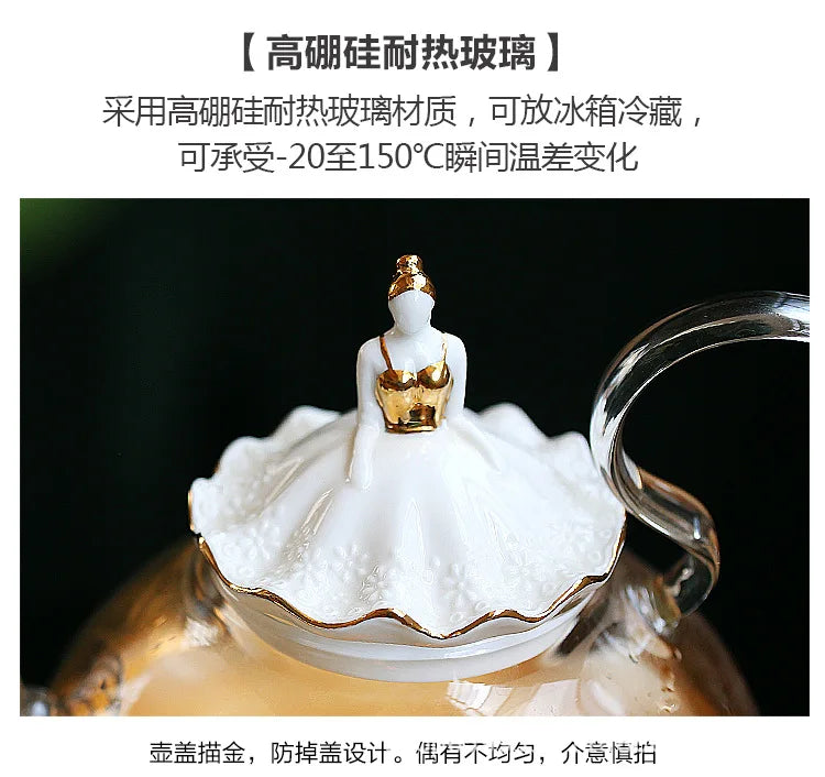Nordic Afternoon Tea Set Flower Tea Cup Set