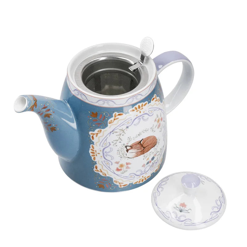 London Pottery 1 L  teapot ceramics matcha set fox tea pot tetra tea infuser kettle tea