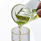 Heat-Resistant Glass Teacup with Filter