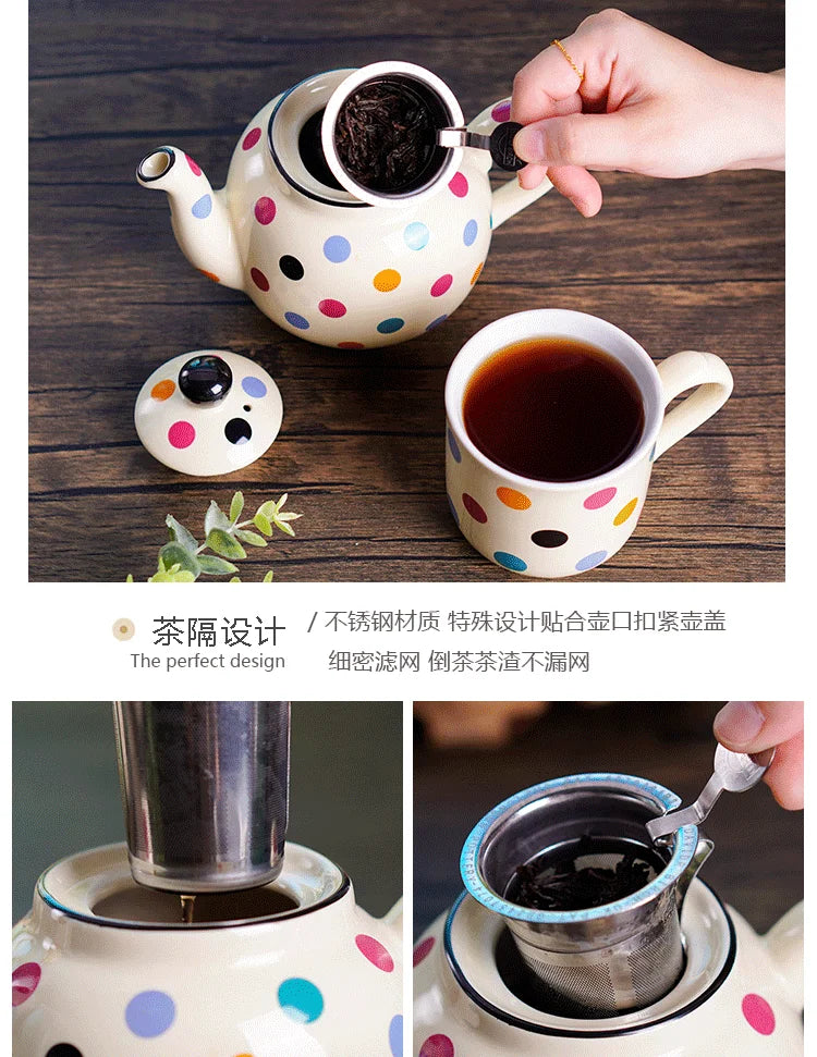 London Pottery 600ML multispot teapot ceramic tea pot