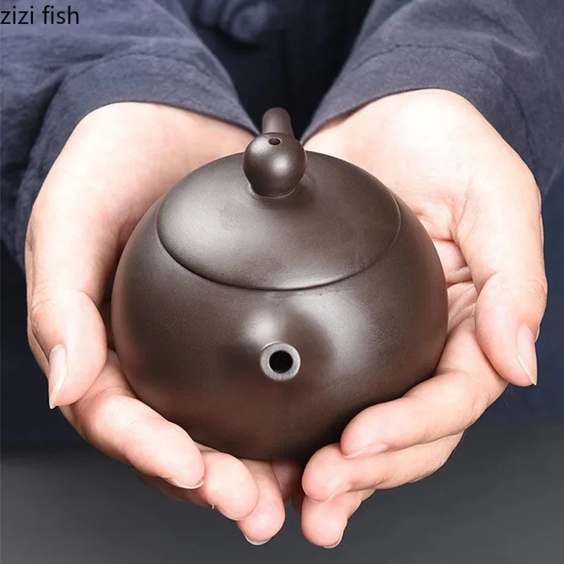 Purple Clay Travel Tea Set Outdoor Portable Kung Fu Tea Set Teas Infuser