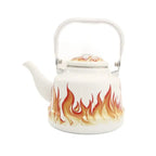 Teakettle Enamel Enamel Tea Kettle European Style 2.5L Tea Pot No Whistling