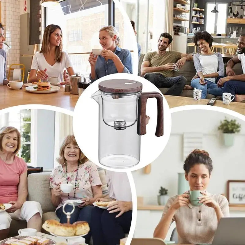 Magnetic Glass Tea Infuser Kettle