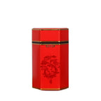 Hexagonal Tea Box Tinplate Tea Storage Tank Small Portable Sealed