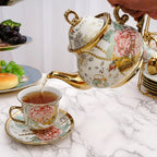 European Vintage Ceramic Tea Set
