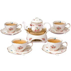 16pc Vintage Floral Tea Set