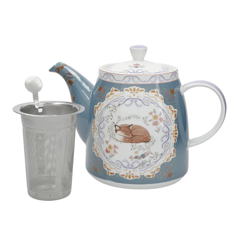 London Pottery 1 L  teapot ceramics matcha set fox tea pot tetra tea infuser kettle tea