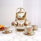European Vintage Ceramic Tea Set