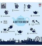 London Pottery 600ML butterfly Animal ceramic tetra tea pot infuser kettle tea maker