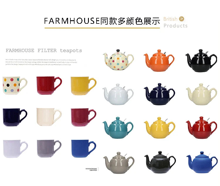 London Pottery 600ML multispot teapot ceramic tea pot