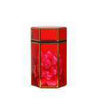 Hexagonal Tea Box Tinplate Tea Storage Tank Small Portable Sealed