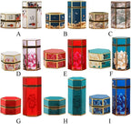 Hexagonal Tea Box Tinplate Tea Storage Tank Small Portable Sealed