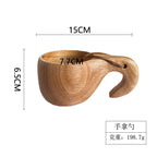 Home Wooden Craft Handmade Tea Milk Wooden Mug Coffee Mug