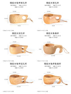 Home Wooden Craft Handmade Tea Milk Wooden Mug Coffee Mug