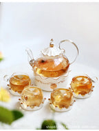 Nordic Afternoon Tea Set Flower Tea Cup Set