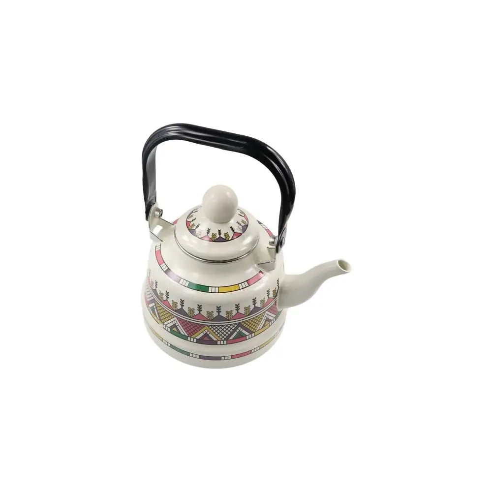 Teakettle Enamel Enamel Tea Kettle European Style 2.5L Tea Pot No Whistling