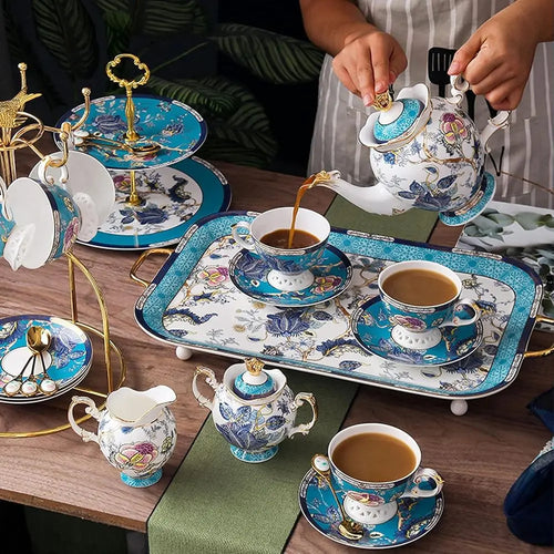 6-Person Bone China Tea Set