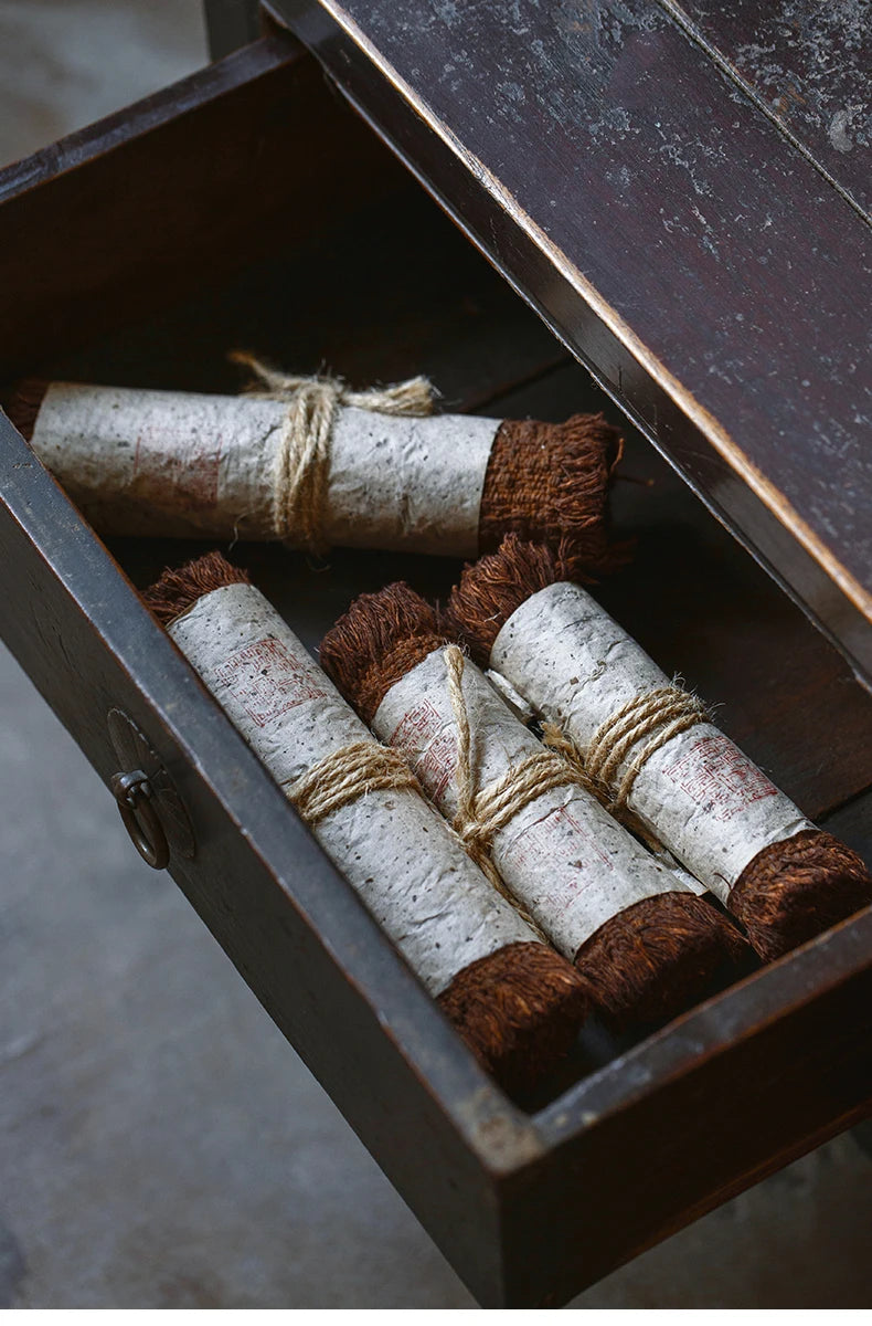 Tea mat, pure handmade table runner, pure cotton, thick coarse dry soaking